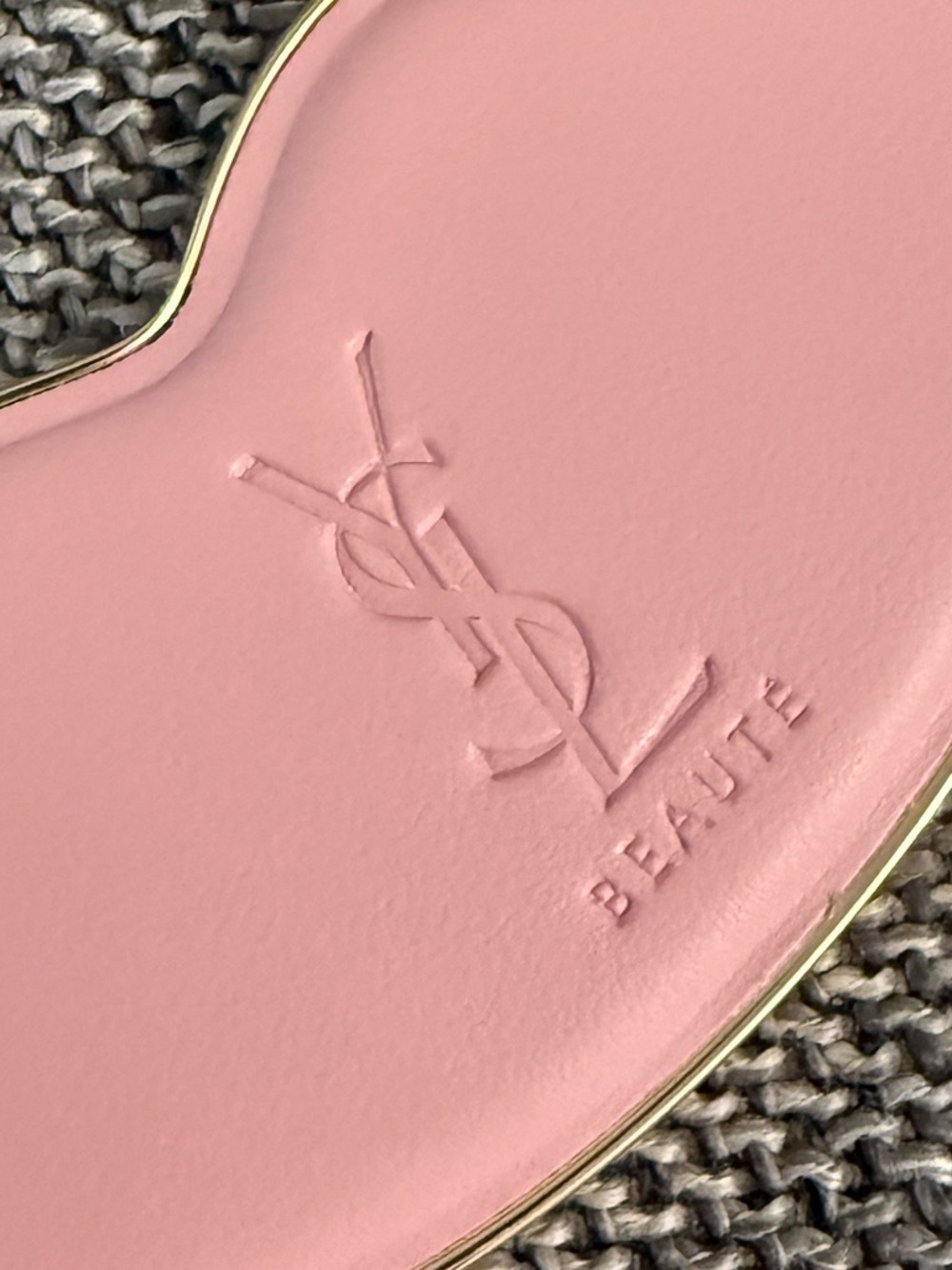 Yves Saint Laurent Lips Pocket Mini Mirror Nude Pink Authentic New - Picture 10 of 17